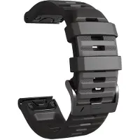 INF Klokkerem til Garmin Fenix / Forerunner / Approach / Quatix, svart