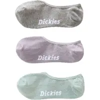 Dickies Footies - 3-pack - Invisible - Hvit-Svart-Grå - - 43/46 - Sokker