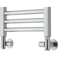 TVS ventilsæt 130 krom - 1/2 manuelt ventilsæt inkl. rørafdækninger til kombidrift