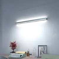 MCJ Mera LED-vegglampe, bredde 80 cm, aluminium, 4000K