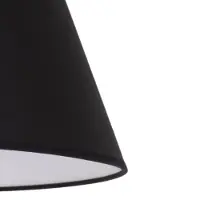 Duolla Lampeskjerm Sofia Høyde 31 cm, svart/hvit