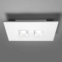 Milan Iluminación Milan Polifemo taklampe 2 lyskilder hvit