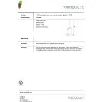 Csdk-Sl Toiletbørste t/væg - m/stål skål poleret rf stål