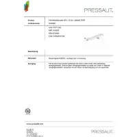 Pressalit håndklædest. 60x12cm - dobbelt, rustfri stål