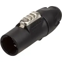 Neutrik NAC3MX-W-TOP, CuNi1Si0.2, Sort, Hvit, Polyamid, Polyoksymetylen (POM), Zink, IP65, 2,5 mm², 4 V