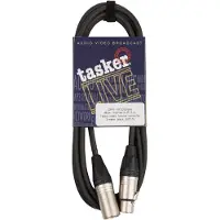 Tasker Tas-1mf128zw03 Xlr 3-pins M-f Høyttalerkabel 3 M