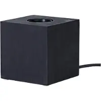 Star Trading Bordlampe E27 KUBE svart