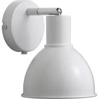 Nordlux Nydelig utformet vegglampe Pop Wall, hvit