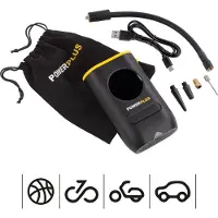 Powerplus Mini Luftkompressor 8v 4 Stykker