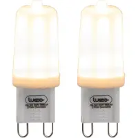 LUEDD Sett med 2 G9 dimmbare LED-pærer 3W 280lm 2700K