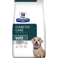 Hill's Pet Nutrition w/d Diabetes Care Hundefôr med kylling - 2 x 4 kg