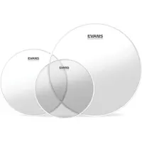 Evans G2 Clear Rock Tom Pack 10 12 16 Heads & EQ PODS Pack