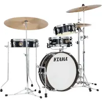 Tama Club-JAM Pancake 18" 4pc Shell Pack Hairline Black