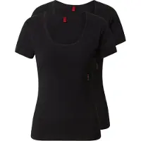 HUGO for woman. 50469660 Set 2 T-shirts Twin black (L), Homewear, Cotton