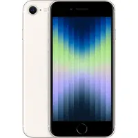 Apple iPhone SE (3rd generation) - 5G smartphone - dobbelt-SIM / Internminne 128 GB - LCD-display - 4.7 - 1334 x 750 piksler - rear camera 12 MP - front camera 7 MP - stjernelys