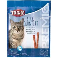 Trixie Premio Quadro-Sticks, Laks/Ørred 4 × 5 g - (24 pk/ps)