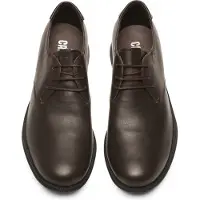 Camper for man. 18552-075 Leather shoes 1913 brown (46), Flat, Laces, Casual