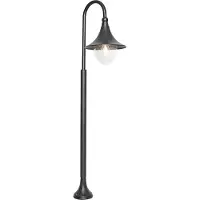QAZQA Klassisk utendørslykt sort 125 cm IP44 - Daphne