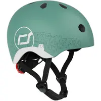Scoot & Ride Sykkelhjelm - Reflekterende Forest - - 45-51 cm - Sykkelhjelm