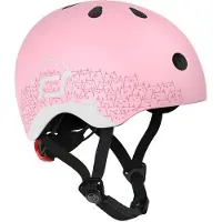 Scoot & Ride Sykkelhjelm - Reflective Rose - - 45-51 cm - Sykkelhjelm