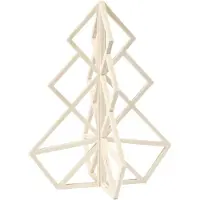 Creativ Company 3D Juletre, H: 40 cm, B: 32 cm, 1 stk.