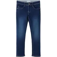 Name It Kids Jeans - NkmSilas - Noos - Dark Blue Denim - - 5 år (110) - Jeans