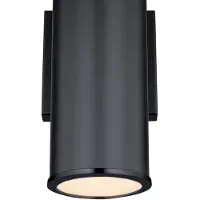 WESTINGHOUSE Marius utendørs vegglampe, svart, 2 fl