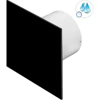 Awenta Panel for ramme og kropp Trax 125mm blank svart (PTGB125P)