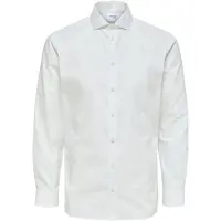 Selected Ethan Cut Away Slim Skjorte Med Lange Ermer
