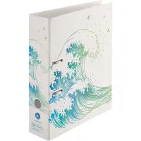 Herlitz 50033393, A4, D-ring, Blå, Grønn, Hvit, 8 cm, 2D, Forest Stewardship Council (FSC) Mix