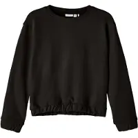 Name it Collegegenser - Noos - NkfTulena - Svart - - 6 år (116) - Collegegenser