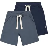 Minymo Shorts - 2-pack - Ny Navy - - 1½ år (86) - Shorts