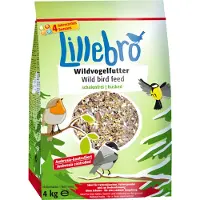 Lillebro Villfuglfôr uten skall - 3 x 4 kg