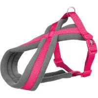 Trixie Premium touring harness, XS–S: 30–55 cm/15 mm, fuchsia