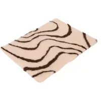 Vetbed Isobed SL hundeteppe Wave, krem/brun - L 150 x B 100 cm