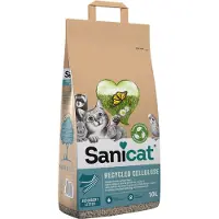 Sanicat Resirkulert Cellulose, kattesand, universal, cellulose, 10 L, komposterbar