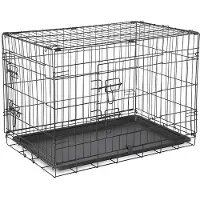 Hafenbande Hundebur Twin Door - B 77,5 x L 48,5 x H 55,5 cm