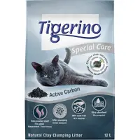 Tigerino Performance kattesand - Active Carbon - 2 x 14 l
