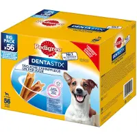 Pedigree Dentastix Dog: tannpleiesnacks - Små hunder (5-10 kg) 2 x 56 stk