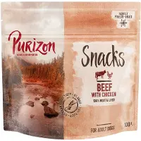 Purizon 3 x 100 g Snack økonomipakke - kornfritt - Okse & Kylling