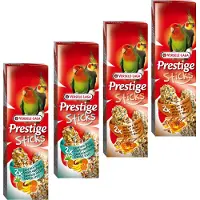 Versele-Laga Blandet pakke Prestige Sticks Parakitter - 4 x 2 Sticks (560g)