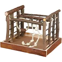 Trixie Natural Living lekeplass av tre for undulater - L 35 x B 29 x H 25 cm