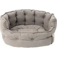 Zooplus Exclusive Hundeseng Cozy ecoLIFE Grå - L 64 x B 60 x H 30 cm