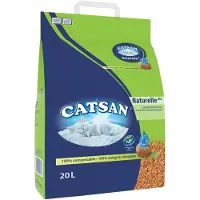 Catsan Naturelle Plus Kattesand - Økonomipakke: 2 x 20 l