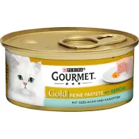 Gourmet Gold Fine Paté 12 x 85 g - Sei & gulrot