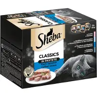 Sheba Megasparepakke Varianter skåler 144 x 85 g - Classics i Postei