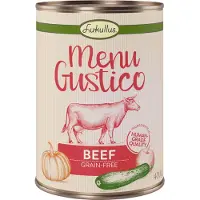 Lukullus Økonomipakke "Menu Gustico" 12 x 400 g - Storfe med gresskar, eple og oregano