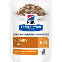 Hill's Pet Nutrition k/d Kidney Care Kattemat kylling - 12 x 85 g