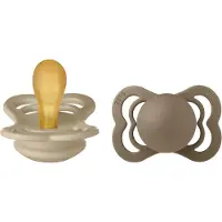 BIBS Supreme+ Smokker - Str. 1 - 2-pack - Symmetrisk - Vanilla/D - - 0-6 md - Smokk