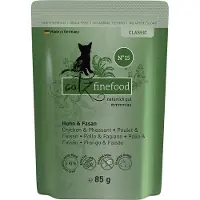 Catz Finefood porsjonsposer 8 x 85 g - Kylling & Fasan